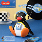 Pingu Bobble Head Bluetooth Speaker - Chargeable Multifunctional Desktop Speaker, Wireless Party Audio, Cute Kawaii Penguin Desk Decor, Whimsical Quirky Gifts for Women, USB-C Charging Retro Mini Device（1,000+ sold）
