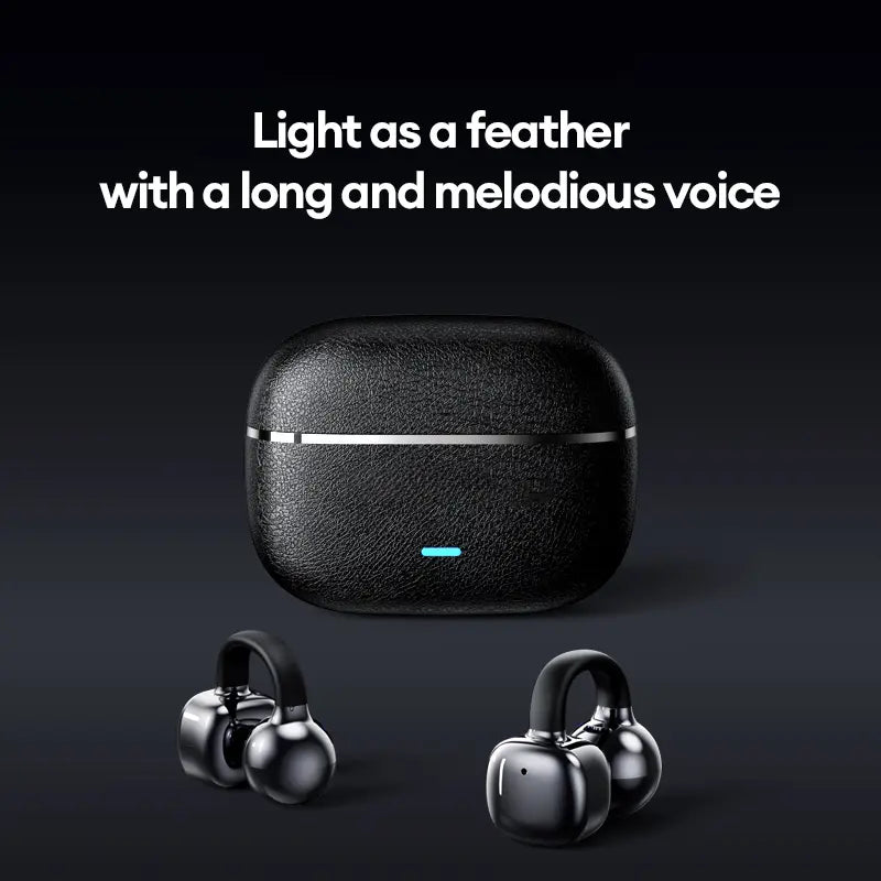 C03 Clip-On Bluetooth 6.0 Open-Ear Wireless Headphones - DT6.0 Pulse Directional Tech, 360° ACS Panoramic Audio, IPX5 Water Resistant, Call Control, Comfortable Fit for Sports, Multi-Device Compatible [Sold 583 units]