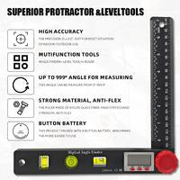 2 in 1 Angle Finder Ruler with 7 Inch/200mm Angle Measuring Tool for Woodworking/Carpenter/Construction/DIY Measurement [Sold 527 units]