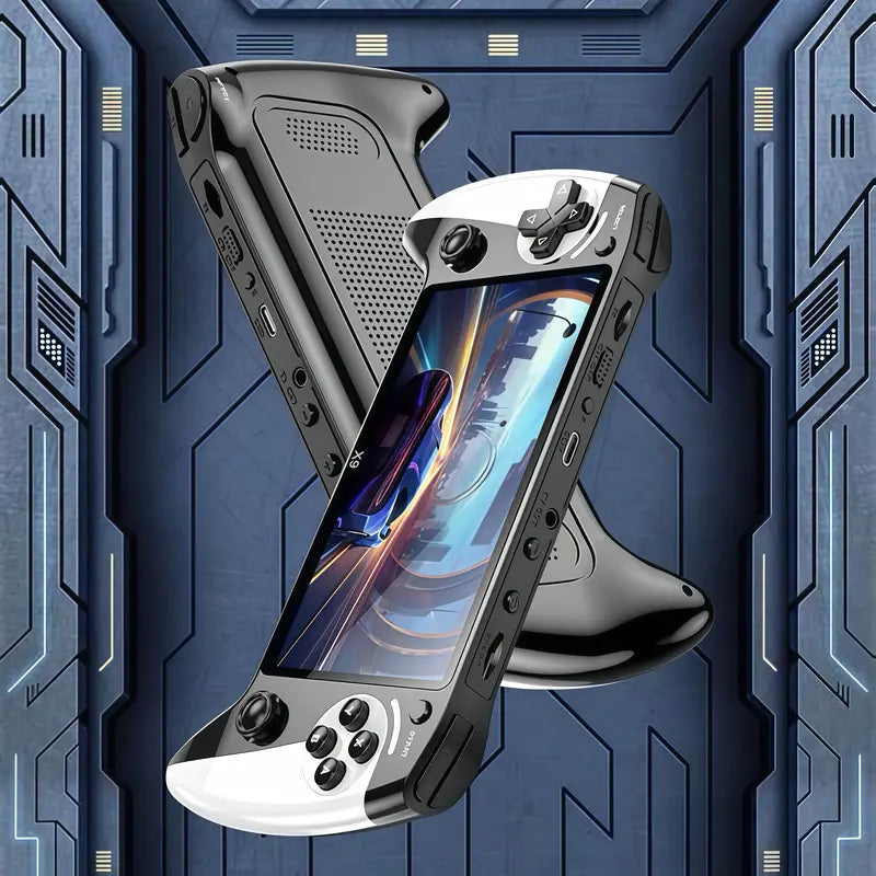 X9 Handheld Game Console, Rechargeable Portable Game Console with Built-in 10 Emulator Games, Handheld Wireless Gaming Console for Home & Travel, Protective #SummerVibes summerwins