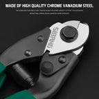 Steel Wire Rope Cutter with Plastic Handle, Efficient Cutting, Rebound Design Lever Principle, Safety Lock Hook, Heavy Duty Wire Cutters, Industrial Cable Cutting Tool, Cable Cutters [Sold 574 units]