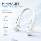 Hands-Free Neck Fan – Portable Wearable Cooling, Lightweight U-Shaped Design for Summer Travel, Outdoor Activities, Office, Commuting & Everyday Comfort