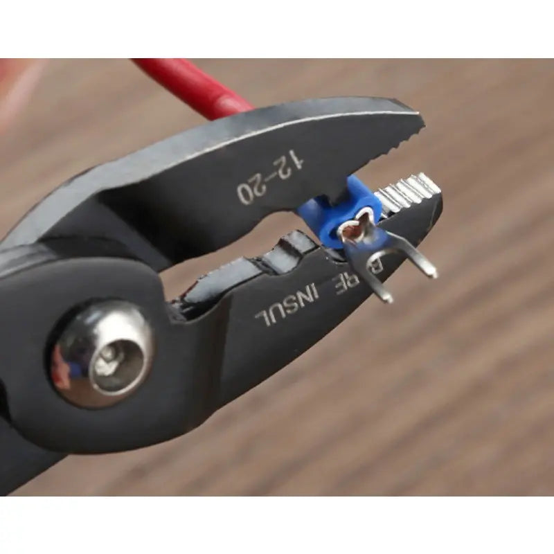 4-in-1 Multi-Function Wire Stripper Pliers, Heavy-Duty Cable Cutter, Cable Stripping Tool & Crimping Tool, Electrician Hand Tool for DIY, Repair & Construction