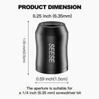 【DealsForYouDays】SEESE Strong Magnetic Screw Ring: 1/4 Inch/ 6.35 mm Universal Magnetic Screw Holder - Removable Magnetic Screwdriver Drill Bit Holder for Hex Screwdriver and Power Bits